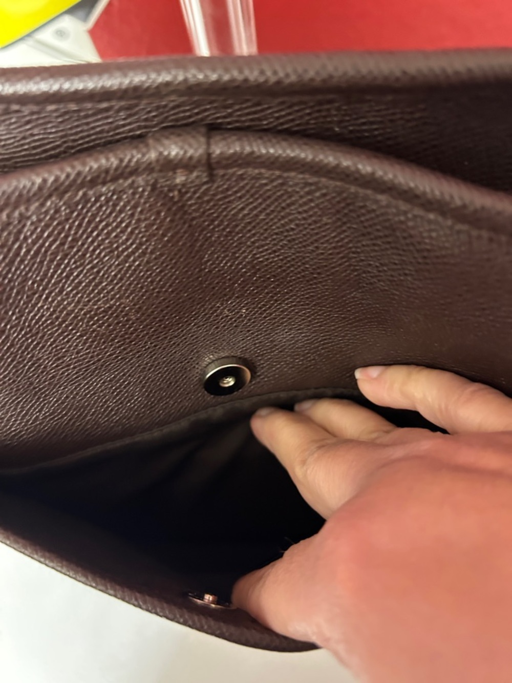 Coach Brown Signature Canvas & Dark Brown Tote with coa - Picture 5 of 10